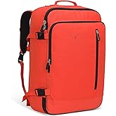 Hynes Eagle Carry on Backpack 38L Large Travel Backpack for Women Flight Approved Weekender Bag Laptop Backpack Men 15 inches Orange