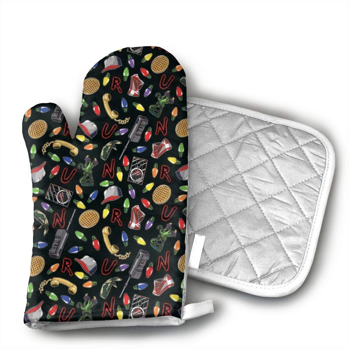 NoveltyGloves guantes de horno de cuadros rojos de búfalo ...