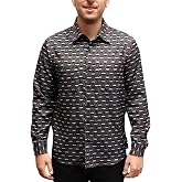 Rick Deckard Button Down Shirt - Everyday Wear &amp; Costume - Geometric Pattern Abstract Design - 80s Sci-Fi Movie Fan Gift