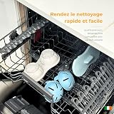 Clove Microwave Egg Poachers 2 Pack BPA Free Dishwasher Safe Egg Cooker with Lid view 5