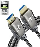 KIMTABO HDMI 2.1 Cable 15 ft 48 Gbps, Ultra High