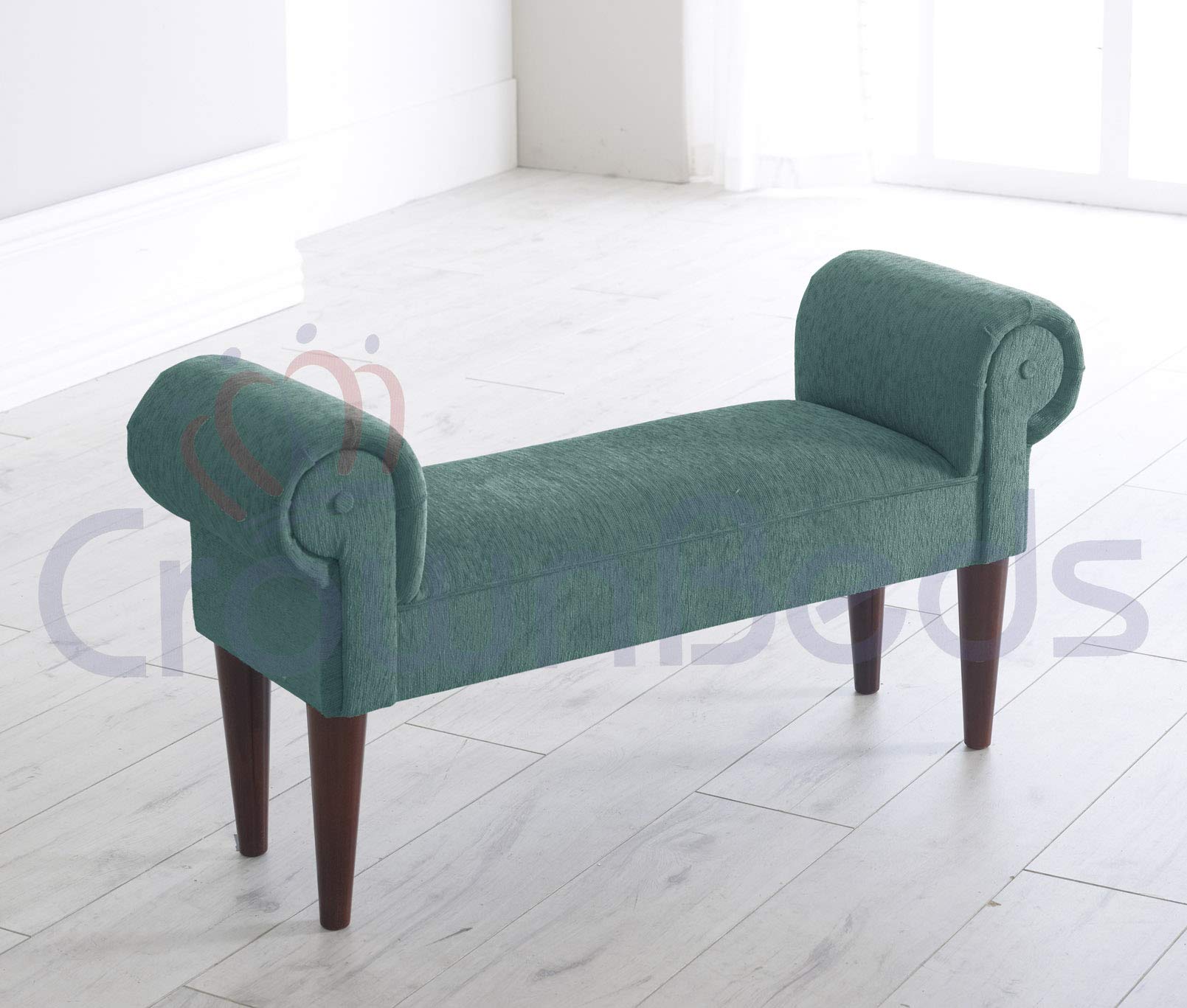chaise New Chenille Lounge Chair (Aqua)