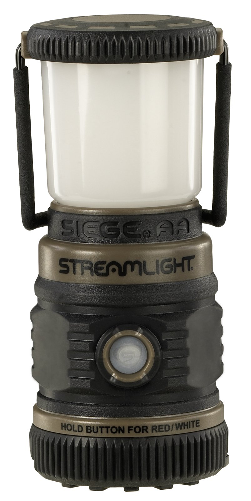 Photo 1 of ***UNTESTED/ UNKNOWN DAMAGES*** Streamlight 44941 Siege AA 200-Lumen Lantern with White & Red LEDs for Camping & Emergencies, Coyote