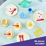 Casdon 33-Piece Tea Set Colourful Playset for Preschool 3+ New Colourway view 4