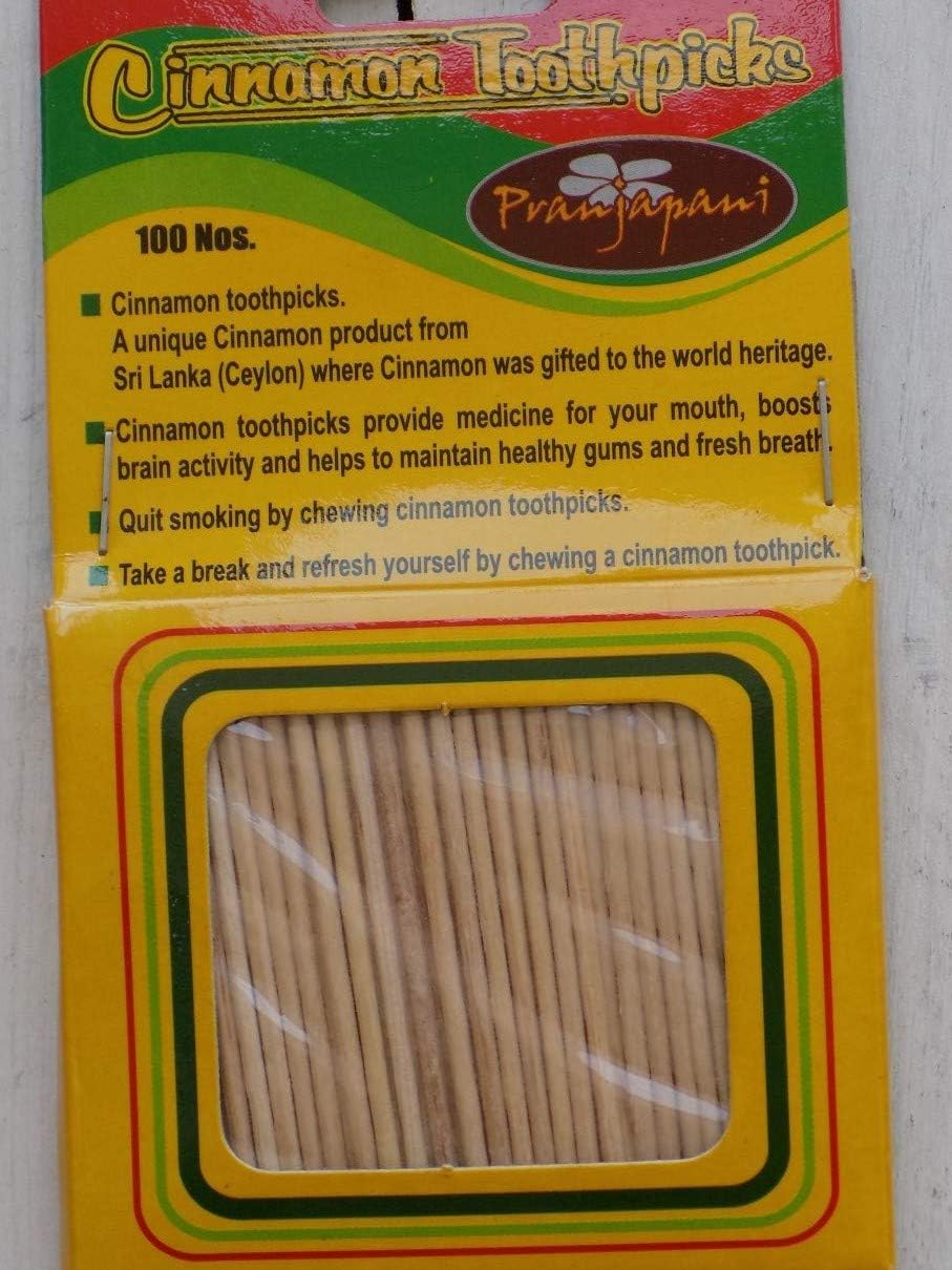 Cinnamon toothpick refill contains 100 toothpicks by Apeiron