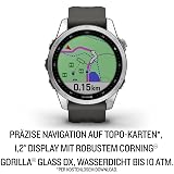 Garmin fēnix 7S GPS 42mm Multisport Smartwatch Graphite view 2