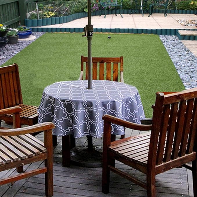 Btsky 60 Outdoor Tablecloth Round Tablecloth Patio Outdoor