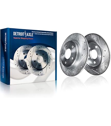 Front & Rear Brake Rotors + Ceramic Pads for Hyundai Sonata Kia Cadenza Optima