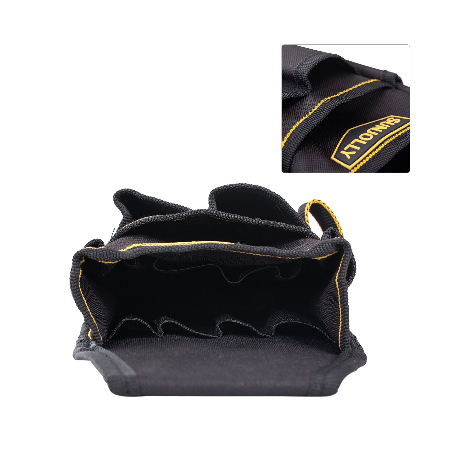 Durable Tool Pouch with Maintenance and Electrician\'s Holsters for Tools, Flashlight, Keys (Adjustable Waist Strap)