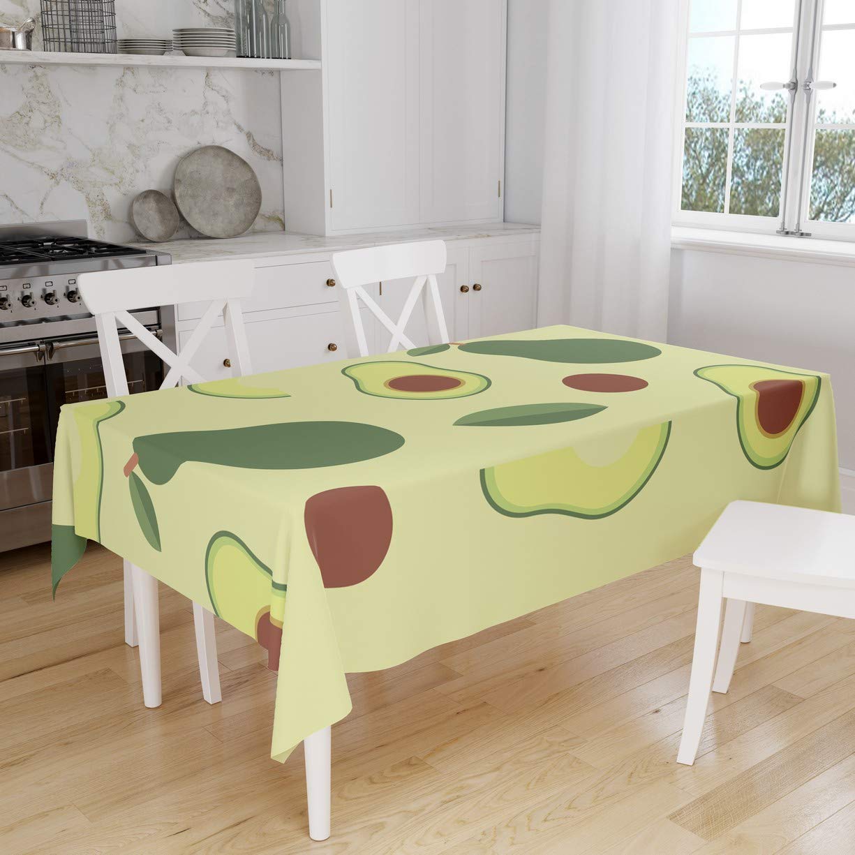 Bonamaison Kitchen Decoration, Tablecloth, 140cm x 160cm - Designed and Manufactured in Turkey