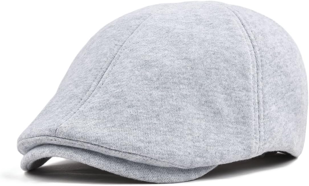 Cotton Newsboy Cap 6 Panel Flat Ivy Gatsby Driving Hat