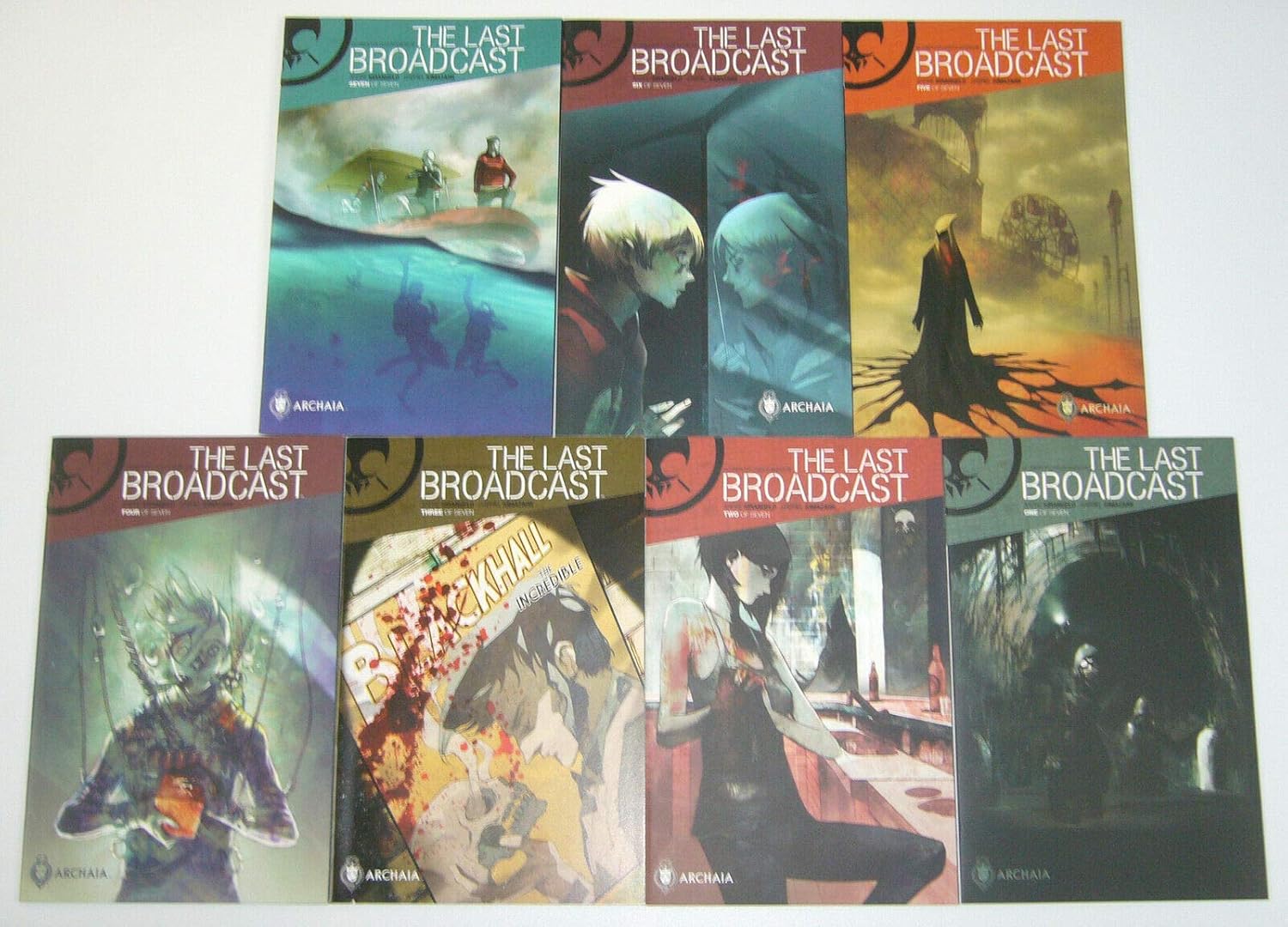 Amazon Com The Last Broadcast 1 7 Vf Nm Complete Comic Book Series Archaia Entertainment Collectibles