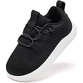 MORENDL Wide Toddler Shoes Baby Walking Shoes Girls Boys Zero Drop Minimalist Sneakers Slip On Tennis Shoe Breathable Naturally Flexible