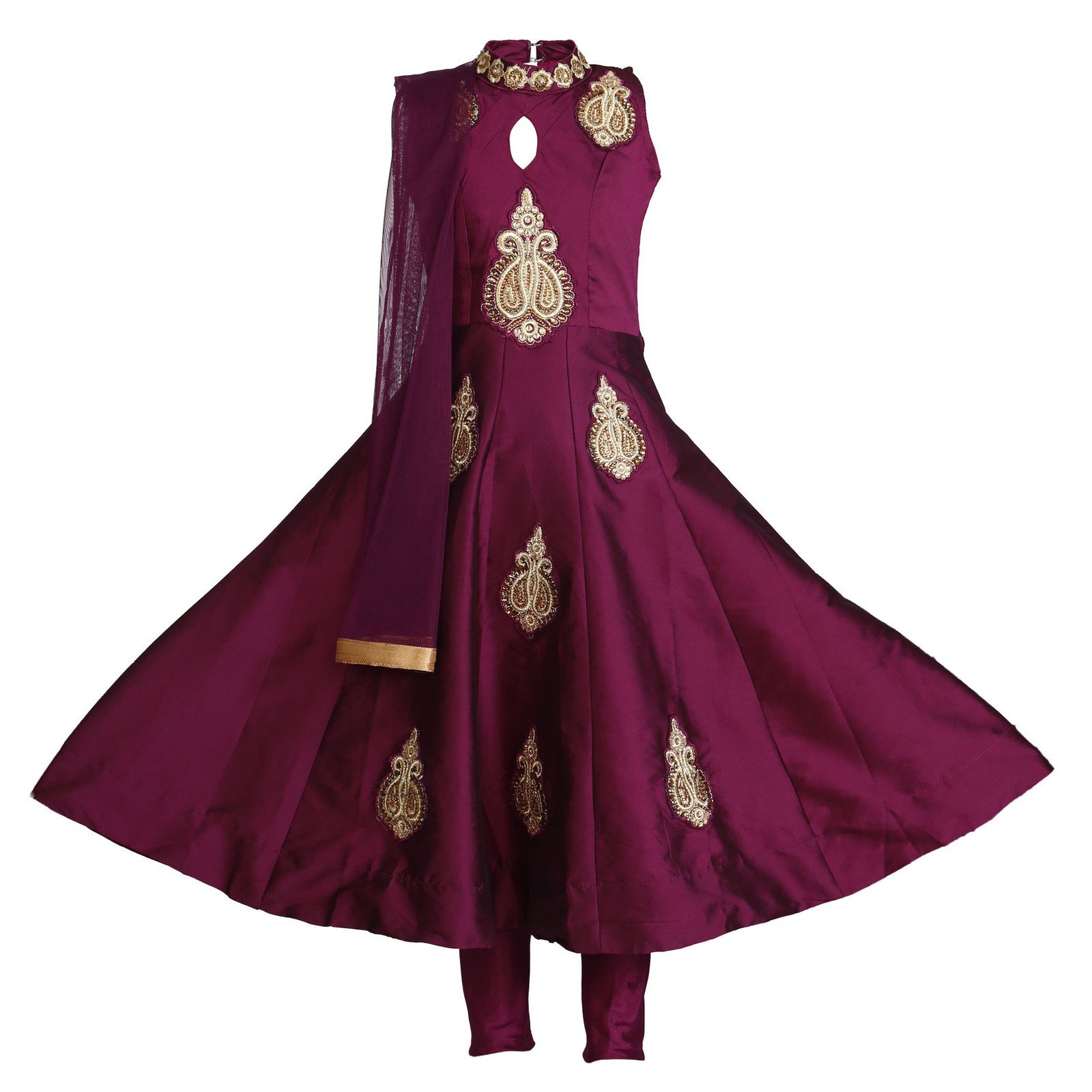 Ashwini Girls Embroidery Tapeta Salwar Suit | Indian Ethnic Kids Wear | Boota Embriodery Work