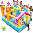 Doctor Dolphin Inflatable Bounce House, Inflatable Bounce House for Kids Large, Kids Bounce House with Slide, Indoor Outdoor Jump House for Gift(450W Blower Included)
