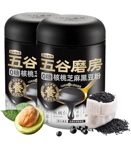 Amazon.com: GreenMax Black Sesame Cereal Drink – 12 Sachets x 30g