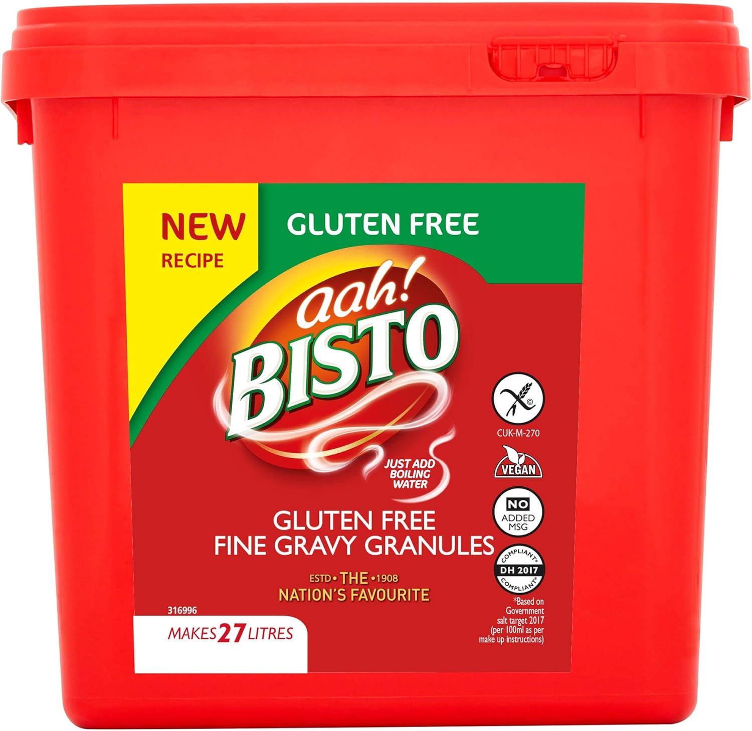 Bisto Gluten Free Fine Gravy Granules 1x1.9kg Amazon.co.uk Grocery