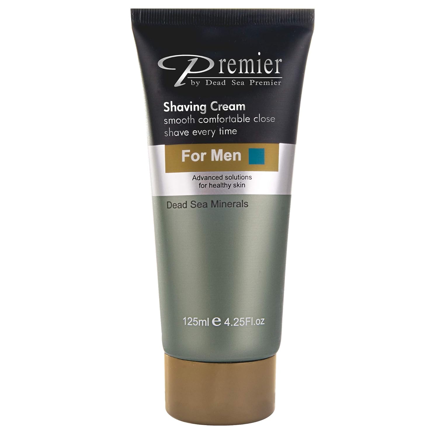 Premier Dead Sea sensitive skin Shaving Cream for Men, protects from nicks, cuts, rasor burns and ingrown hair, for close shave, not contain soap gentle and protective for soft beautiful skin,4.2fl.oz