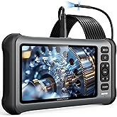 DEPSTECH DS700SE Triple Lens Endoscope Camera with Lights: 7'' IPS Screen and 16.5FT Flexible Cable Inspection Snake Camera, Industrial Borescope with Video and Sound Recording for Auto, Sewer, Pipe