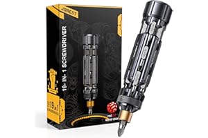 JOREST 19 in 1 EDC Multi Bit Screwdriver Set, Christmas Gifts for Men Dad Him, Mens Stocking Suffers, Cool Tool Gifts for Men