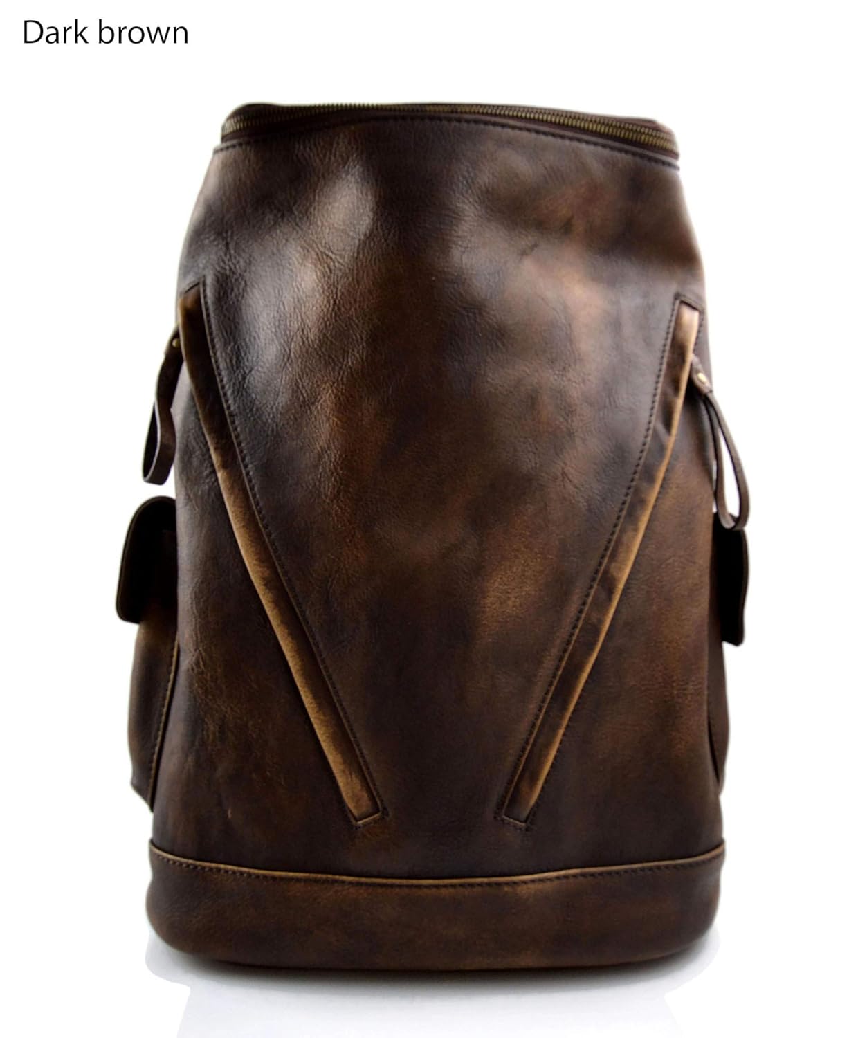 dark brown backpack