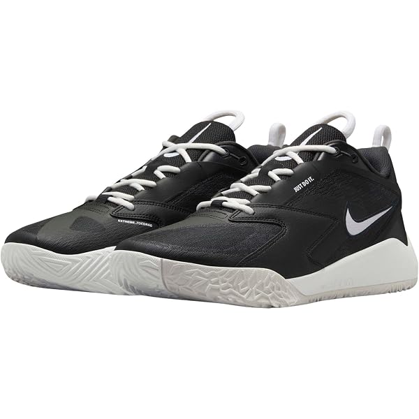 Nike Tênis de vôlei feminino Zoom Hyperace 3, Preto | Branco, 35