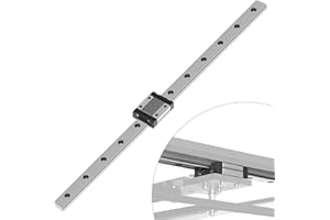 Twotrees MGN9C 300mm Linear Rail Guide Linear Sliding Guideway with 1pcs Linear Bearing Sliding Block for 3D Printer and CNC Machine(C-Type,Black)