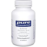 Pure Encapsulations Buffered Ascorbic Acid Capsules | Vitamin C for Sensitive Individuals* | 90 Capsules