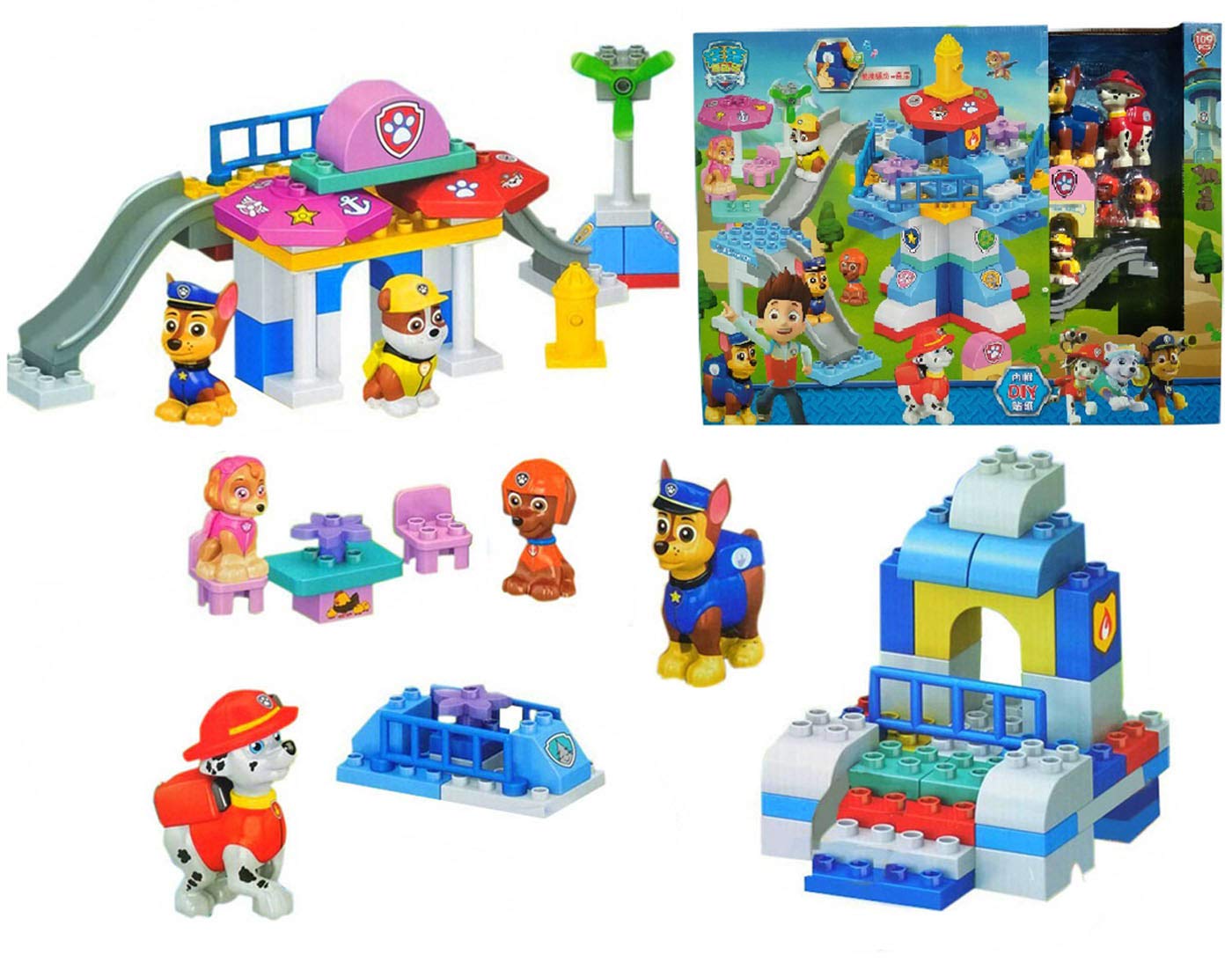 paw patrol mega bloks lookout tower