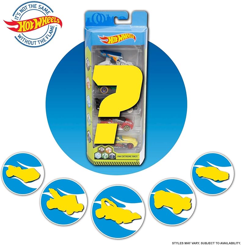 5er-Pack Spielzeugautos & Trucks (Stile variieren)