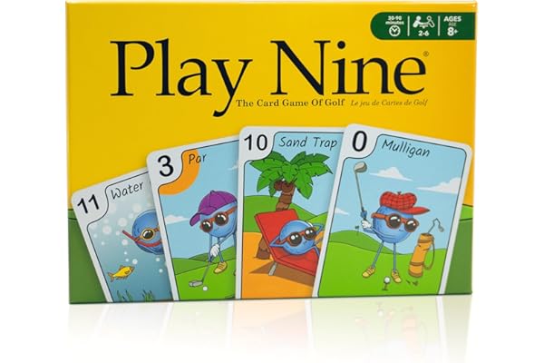 Play Nine - The Card Game of Golf, Best Card Games for Families, Strategy Game for Couples, Fun Game Night Kids, Teens and Ad