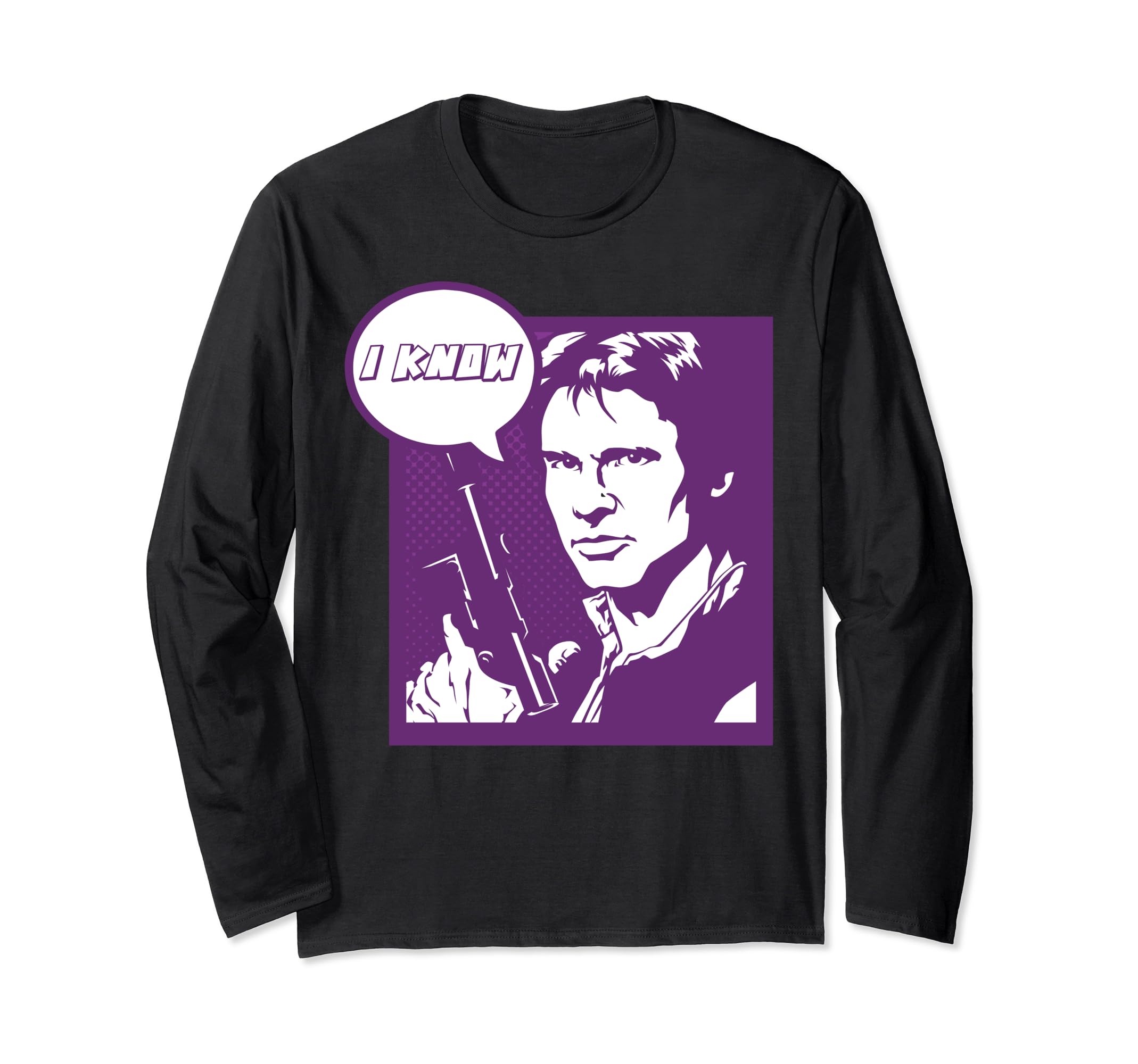 Star Wars Pop Art Han Solo Long Sleeve T-Shirt