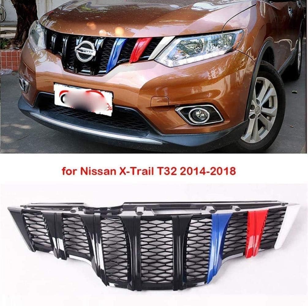 Amazon Co Jp 日産エクストレイルt32用カースタイルフロントバンパーグリルハニカムメッシュセンターグリル14 18グリル改造アクセサリー スポーツ アウトドア
