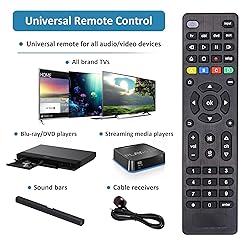 Universal Remote Control for All TVs, Blu-ray/DVD
