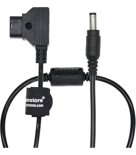 Alvin’s Cables D TAP a Bloqueo DC 5.5 2.1 Atomos Monitor Cable de Alimentación p