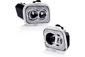 D-Lumina LED Side Mirror Puddle Light Assembly Compatible with Fo-rd 2015-2021 F-150 2017-2021 F-250 F-350 Super Duty, Under Mirror Puddle LED Lamp 6000K White Pack of 2