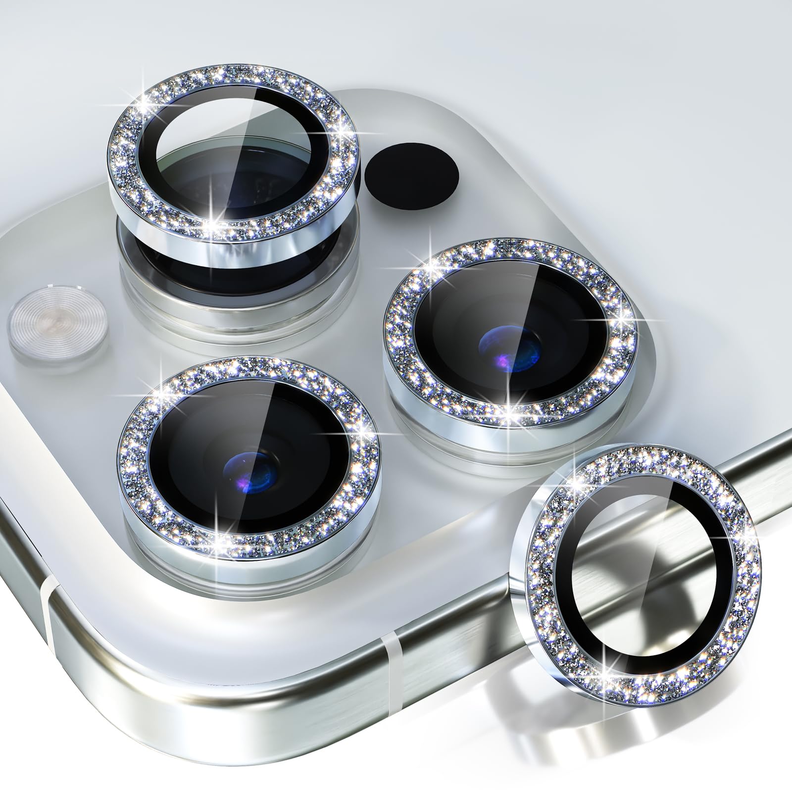 Choiche for iPhone 15 Pro/iPhone 15 Pro Max Camera Lens Protector