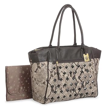 snakeskin diaper bag