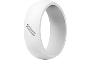ThunderFit Silicone Wedding Ring for Men, Rubber Wedding Band - Width 8.7mm - Thickness 2.5mm