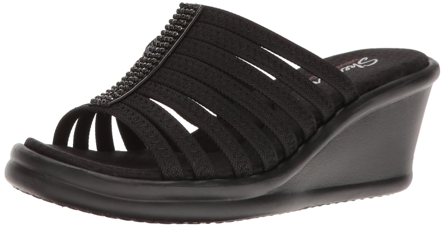 Skechers Cali Women's Rumblers Hot Shot Wedge Sandal | eBay