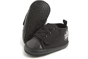 RVROVIC Baby Boys Girls Shoes Canvas Toddler Sneakers Anti-Slip Infant First Walkers 0-18 Months