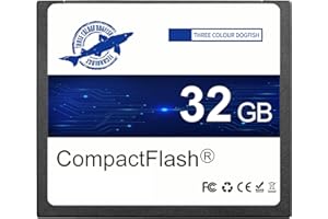 Dogfish Compact Flash Memory Card 32GB 400X CF Camera Card for Professional Photographer, Videographer