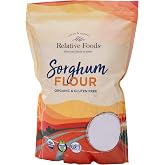 Relative Foods Organic Sorghum Flour, Gluten-Free, 3 lb | Finely milled whole-grain sorghum flour that is gluten-free and non