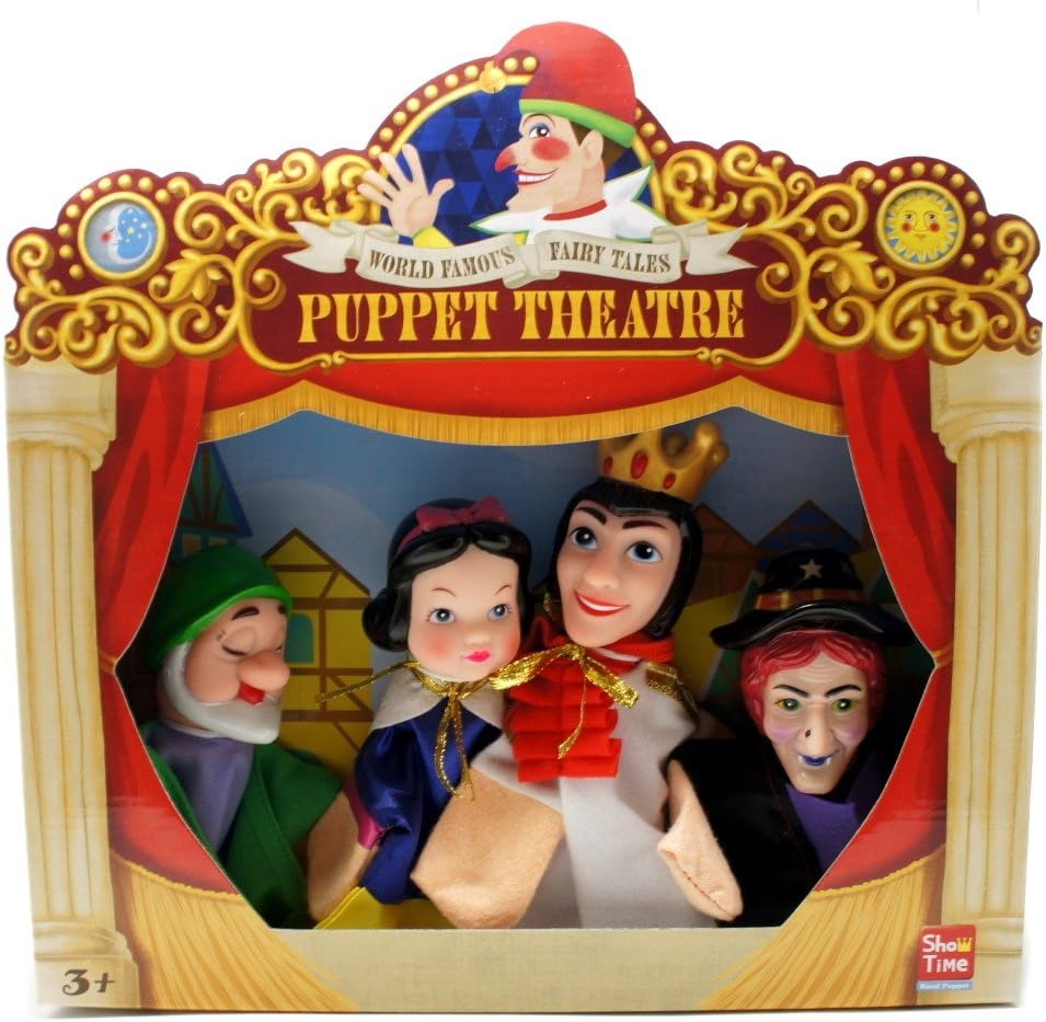 Puppet theatre SNOW WHITE Hand Puppets Fairy tale puppets Puppet Show