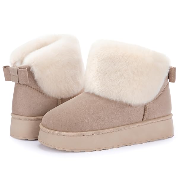 ROCKDOVE WOMEN’S COZEVA MICROSUEDE PLATFORM SLIPPERS FAUX FUR...