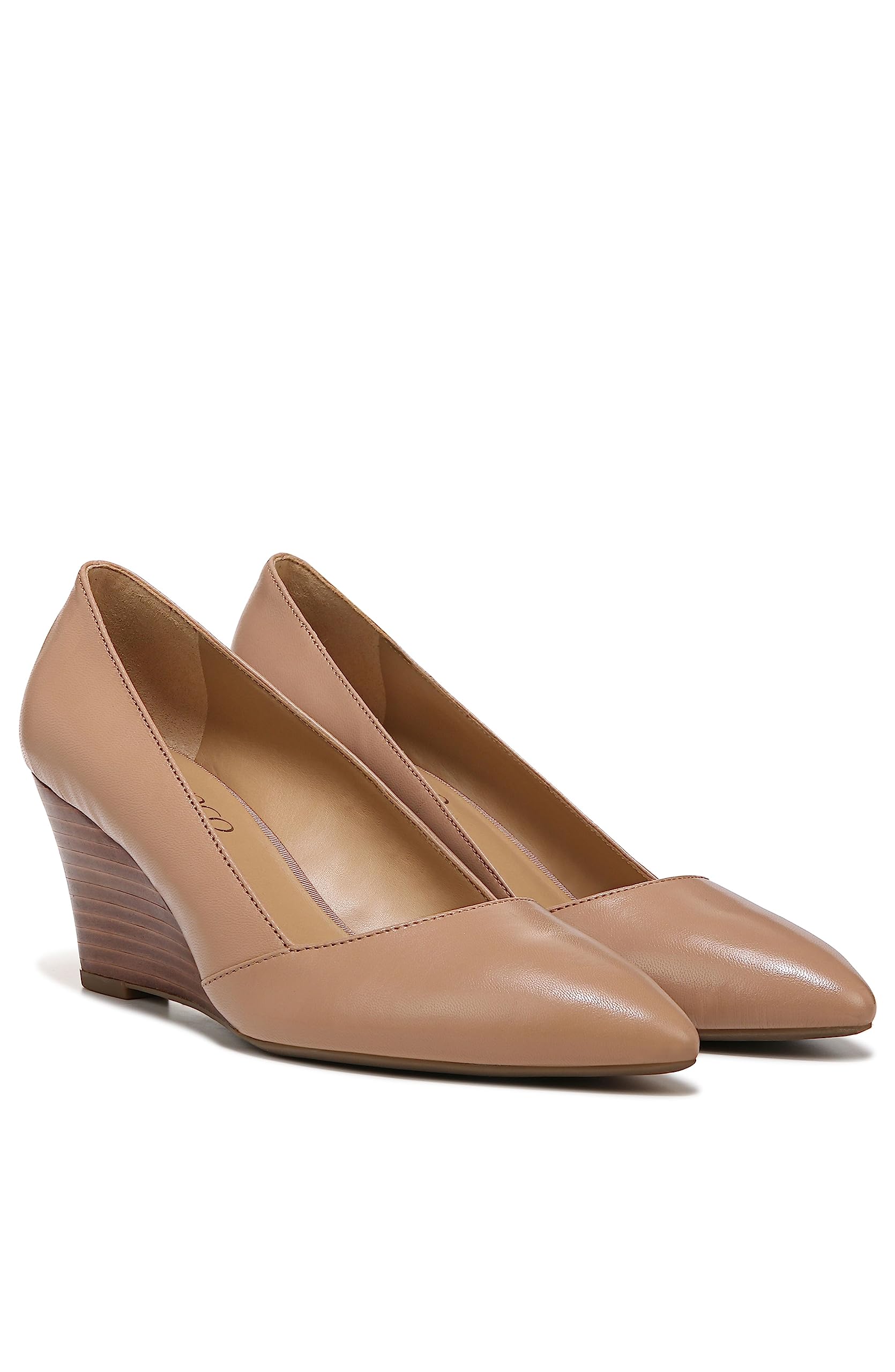 Franco Sarto Women’s Frankie Pump, Cool Taupe Leather, 7 M