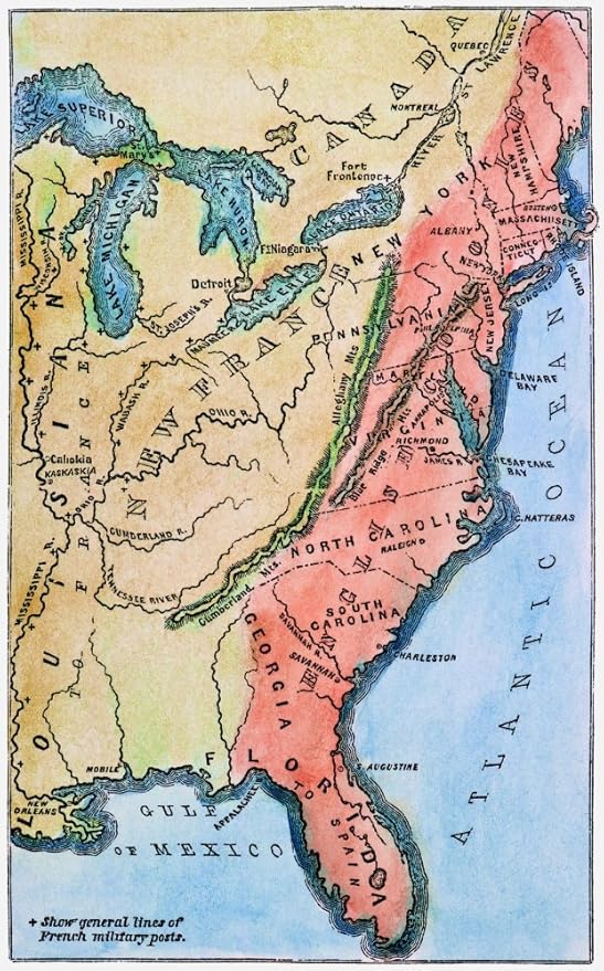 map of colonial america Colonial America Map Na Map Of The Thirteen American Colonies Mid map of colonial america