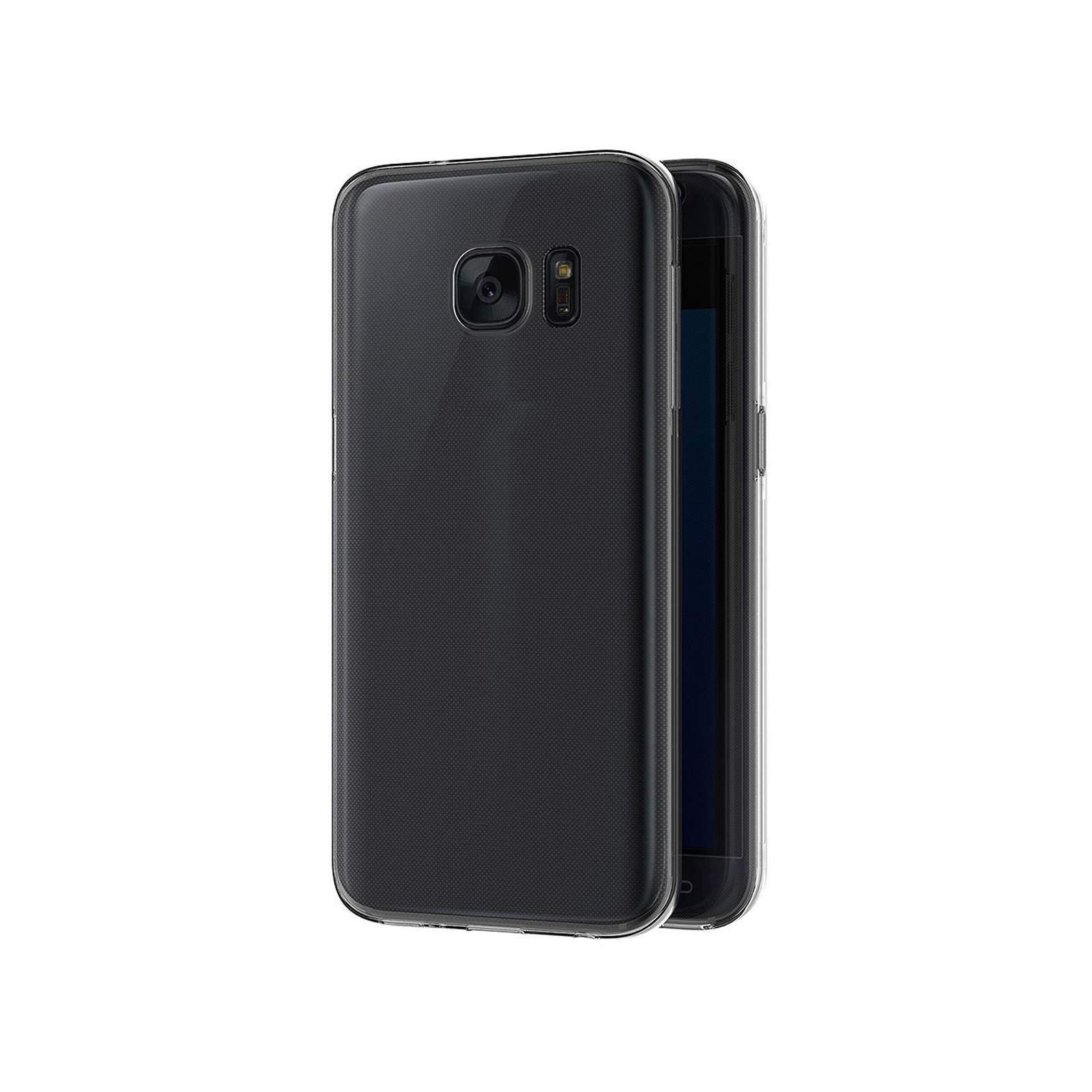 Coque Samsung Galaxy S7 ,Ordica France®, Housse Galaxy S7 Protection Souple TPU Full Cover 360 Housse Integrale Avant Et Arrière Etui Accessoires Ultra Fin Et Discret - Coloris Transparent