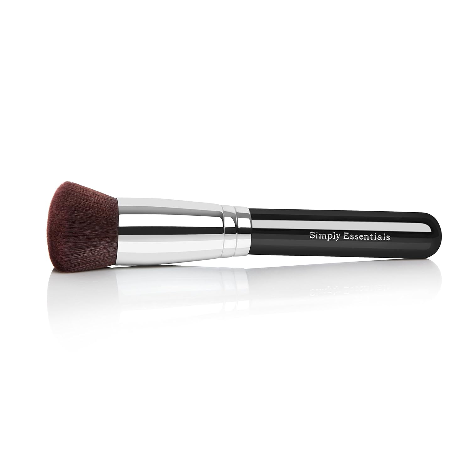BEST ROUND KABUKI MAKEUP BRUSH for Liquid, Cream Mineral, Powder Foundation & Face Cosmetics - Prime Quality Design - Carrying Case & E-Book Included: Beauty