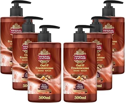 Imperial Leather Oud & Frankincense Hand Wash 6 x 500ml Antibacterial